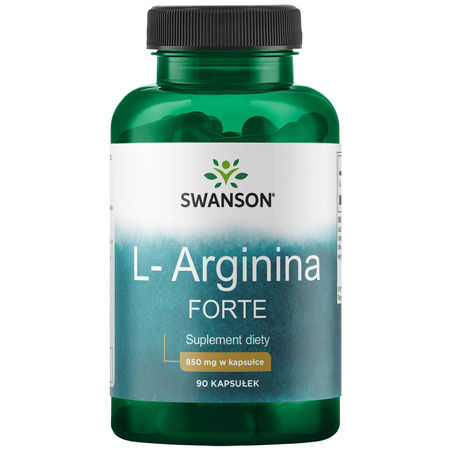 L-arginina forte 850mg 90 kaps - suplement diety